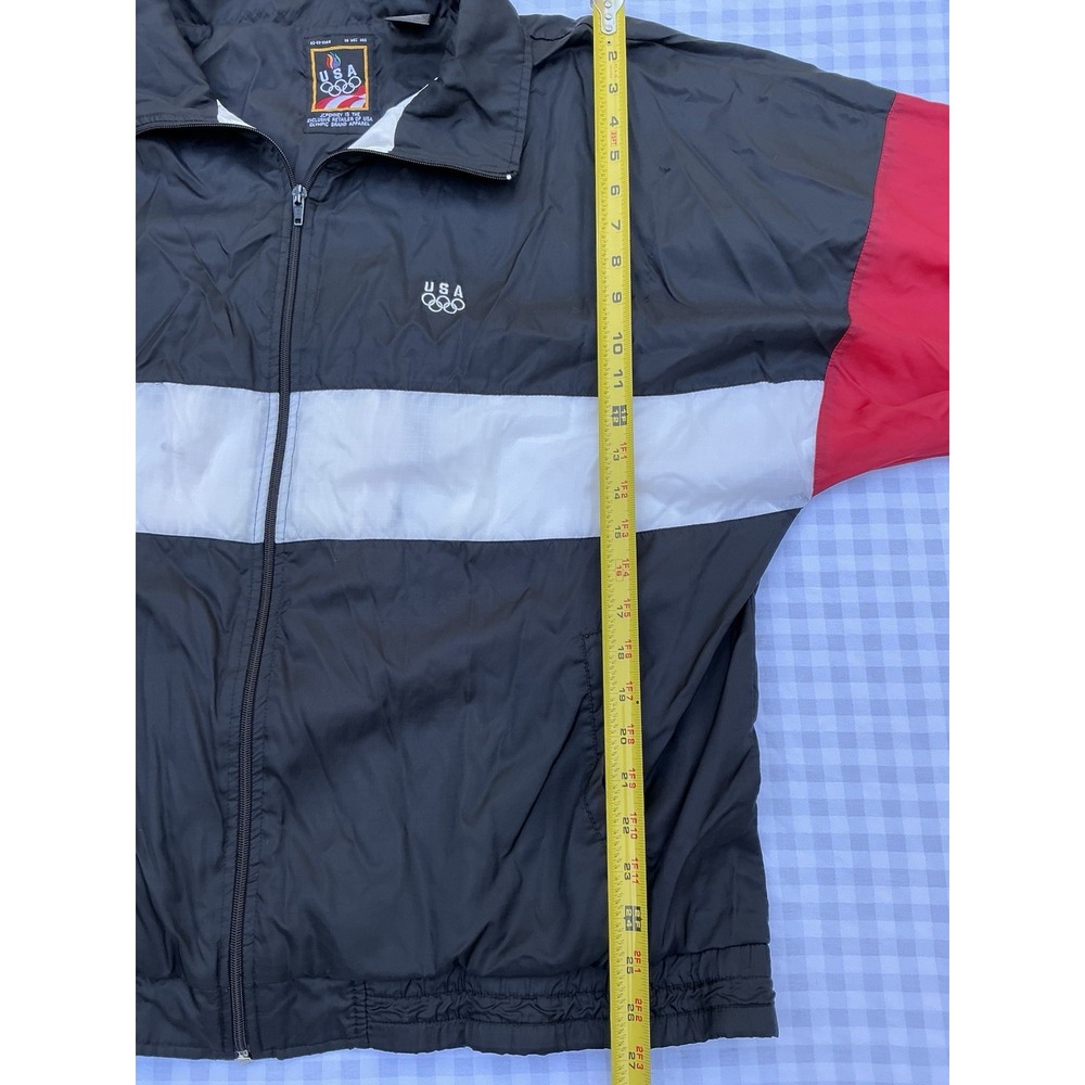Vintage 90's Olympic USA Track Jacket Windbreaker Size XL‎ JC Penny - Picture 4 of 6